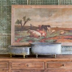 Park Hill Collection Metal Oblong Centerpiece Planters -Cheap Planters Store unnamed file 6767