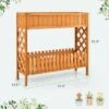 Costway 2-Tier Raised Garden Bed Elevated Wood Planter Box for Vegetable Flower Herb -Cheap Planters Store unnamed file 680