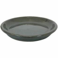 Sunnydaze Decor Sunnydaze Outdoor/Indoor High-Fired Glazed UV- and Frost-Resistant Ceramic Flower Pot Planter Saucer - 9" Diameter - Gray - 2-Pack 12 Sunnydaze Decor Sunnydaze Outdoor/Indoor High-Fired Glazed UV- and Frost-Resistant Ceramic Flower Pot Planter Saucer - 9" Diameter - Gray - 2-Pack -Cheap Planters Store unnamed file 6837