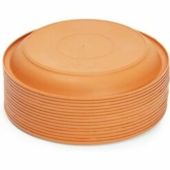 Farmlyn Creek 15 Pack Plastic Flower Pot Saucers, Drip Tray for Potted Plants, Round, Brown, 6" 10 Farmlyn Creek 15 Pack Plastic Flower Pot Saucers, Drip Tray for Potted Plants, Round, Brown, 6" -Cheap Planters Store unnamed file 6860