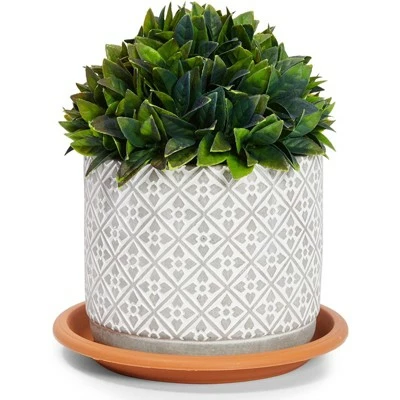 Farmlyn Creek 15 Pack Plastic Flower Pot Saucers, Drip Tray for Potted Plants, Round, Brown, 6" 7 Farmlyn Creek 15 Pack Plastic Flower Pot Saucers, Drip Tray for Potted Plants, Round, Brown, 6" - Image 5