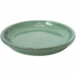Sunnydaze Decor Sunnydaze High-Fired Glazed UV-Resistant and Frost-Resistant Ceramic Flower Pot Planter Saucers - 7" Diameter - Seafoam - 4-Pack -Cheap Planters Store unnamed file 6866