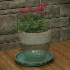 Sunnydaze Decor Sunnydaze High-Fired Glazed UV-Resistant and Frost-Resistant Ceramic Flower Pot Planter Saucers - 9" Diameter - Seafoam - 4-Pack 11 Sunnydaze Decor Sunnydaze High-Fired Glazed UV-Resistant and Frost-Resistant Ceramic Flower Pot Planter Saucers - 9" Diameter - Seafoam - 4-Pack -Cheap Planters Store unnamed file 6877