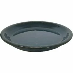 Sunnydaze Decor Sunnydaze Outdoor/Indoor High-Fired Glazed UV- and Frost-Resistant Ceramic Flower Pot Saucers - 9" Diameter - Forest Lake Green - 4-Pack -Cheap Planters Store unnamed file 6913