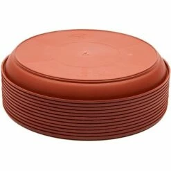 Juvale 12 Pack Round Terra Cotta Plastic Plant Pot Saucer Drip Trays for Indoor Outdoor Planter Base 9 in -Cheap Planters Store unnamed file 6942