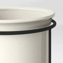 Outdoor Stoneware Ceramic Planter with Stand White - Threshold™ -Cheap Planters Store unnamed file 6945