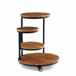 Asprey Plant Stand with Wheels Black - Powell Company