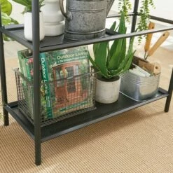 Boulevard Cafe Plant Stand Shelf Black - Sauder -Cheap Planters Store unnamed file 7016