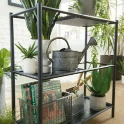 Boulevard Cafe Plant Stand Shelf Black - Sauder -Cheap Planters Store unnamed file 7018