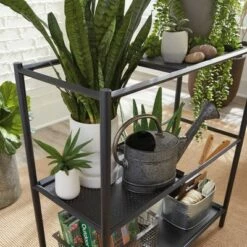 Boulevard Cafe Plant Stand Shelf Black - Sauder -Cheap Planters Store unnamed file 7019