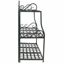 Sunnydaze Decor Sunnydaze Indoor/Outdoor Iron Metal 3-Tiered Potted Flower Plant Stand with Scrolled Back Design - 30" - Black 16 Sunnydaze Decor Sunnydaze Indoor/Outdoor Iron Metal 3-Tiered Potted Flower Plant Stand with Scrolled Back Design - 30" - Black -Cheap Planters Store unnamed file 7040