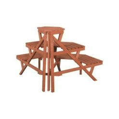 24" H Novelty Wood Planter Stands and Holders - Brown - Leisure Season -Cheap Planters Store unnamed file 7044