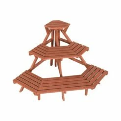 24" H Novelty Wood Planter Stands and Holders - Brown - Leisure Season -Cheap Planters Store unnamed file 7047