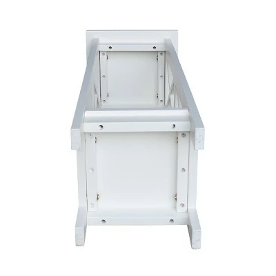 X-Sided Plant Stand White - International Concepts 5 X-Sided Plant Stand White - International Concepts - Image 3