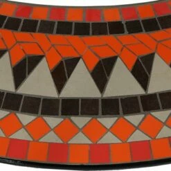 Sunnydaze Decor Sunnydaze Indoor/Outdoor Steel 3-Tiered Potted Flower Plant Corner Display Stand Shelf with Mosaic Tiled Top - 40" -Cheap Planters Store unnamed file 7160