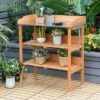 Costway Garden Wooden Potting Bench Work Station Table Tool Storage Shelf W/Hook 1 Costway Garden Wooden Potting Bench Work Station Table Tool Storage Shelf W/Hook -Cheap Planters Store unnamed file 7176