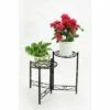 24.5" 3-Tier Rectangular Heart Clover Plant Stand - Ore International