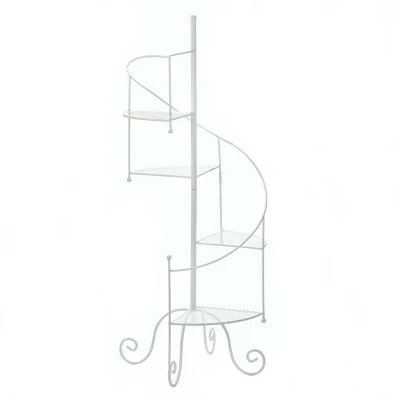 Zingz & Thingz Indoor/Outdoor Iron Spiral Showcase Plant Stand Black - Zings & Thingz 9 Zingz & Thingz Indoor/Outdoor Iron Spiral Showcase Plant Stand Black - Zings & Thingz - Image 7