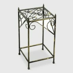 Square Iron Plant Stand Black/Gold - Ore International 15 Square Iron Plant Stand Black/Gold - Ore International -Cheap Planters Store unnamed file 7228
