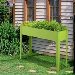 Costway 40''x12'' Outdoor Elevated Garden Plant Stand Raised Tall Flower Bed -Cheap Planters Store unnamed file 723