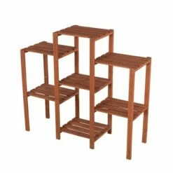 7 Tier Plant Stand Rectangular - Brown - Leisure Season -Cheap Planters Store unnamed file 7266