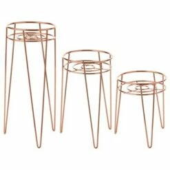 mDesign Modern Farmhouse Home Decor Plant Stand Set, 3 Pieces -Cheap Planters Store unnamed file 7276