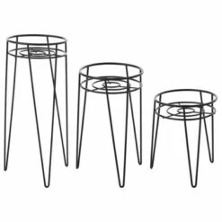 mDesign Modern Farmhouse Home Decor Plant Stand Set, 3 Pieces -Cheap Planters Store unnamed file 7277