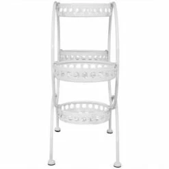 Sunnydaze Decor Sunnydaze Indoor/Outdoor Steel 4-Tiered Ferris Wheel Potted Flower Plant Stand Display - 28" - White 10 Sunnydaze Decor Sunnydaze Indoor/Outdoor Steel 4-Tiered Ferris Wheel Potted Flower Plant Stand Display - 28" - White -Cheap Planters Store unnamed file 7300