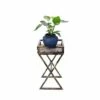 Metal Rectangular Plant Stand with Gray Stone Slab - Black/Gold - Ore International 1 Metal Rectangular Plant Stand with Gray Stone Slab - Black/Gold - Ore International -Cheap Planters Store unnamed file 7302