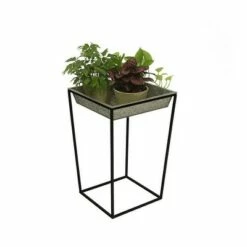 22" Tall Large Indoor Outdoor Iron Arne Plant Stand with Galvanized Steel Tray Black Powder Coat Finish - Achla Designs 9 22" Tall Large Indoor Outdoor Iron Arne Plant Stand with Galvanized Steel Tray Black Powder Coat Finish - Achla Designs -Cheap Planters Store unnamed file 7349