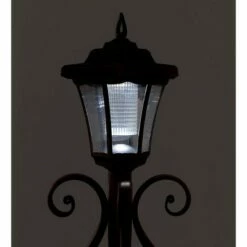 Wind & Weather Antiqued Wrought Iron Plant Stand with Solar Light -Cheap Planters Store unnamed file 7392