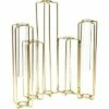Juvale Set of 6 Gold Metal Hinged Plant Stand Set with Glass Test Tube Flower Vases -Cheap Planters Store unnamed file 7418