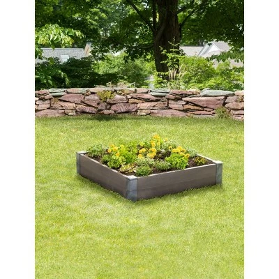 Recycled Composite Raised Bed, 4' x 4' - Gardener's Supply Company 2 Recycled Composite Raised Bed, 4' x 4' - Gardener's Supply Company