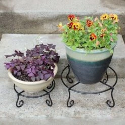 4" Small Short Piazza Iron Plant Stand Black Powder Coat Finish - Achla Designs 15 4" Small Short Piazza Iron Plant Stand Black Powder Coat Finish - Achla Designs -Cheap Planters Store unnamed file 7464