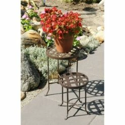 Small Round Iron Table Flowers Plant Stand - ACHLA Designs -Cheap Planters Store unnamed file 7474