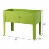 Costway 24'' x12'' Outdoor Elevated Garden Plant Stand Raised Tall Flower Bed Box -Cheap Planters Store unnamed file 748