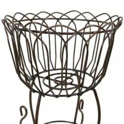 Sunnydaze Decor Sunnydaze Indoor/Outdoor Metal Standing Planter Basket - 18.5" -Cheap Planters Store unnamed file 7519