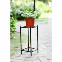 2-Tier Square Iron Plant Stand Black/Gold - Ore International 13 2-Tier Square Iron Plant Stand Black/Gold - Ore International -Cheap Planters Store unnamed file 7526