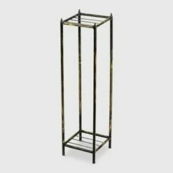 2-Tier Square Iron Plant Stand Black/Gold - Ore International 16 2-Tier Square Iron Plant Stand Black/Gold - Ore International -Cheap Planters Store unnamed file 7529