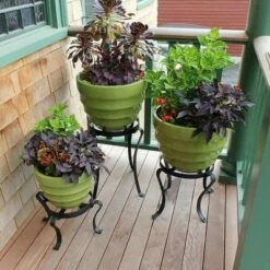 Indoor Outdoor Patio Flowerpot Iron Plant Stand - ACHLA Designs -Cheap Planters Store unnamed file 7536