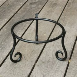 9.5" Versatile Short Iron Stand for Planter, Birdbath, Gazing Ball Black - ACHLA Designs -Cheap Planters Store unnamed file 7543