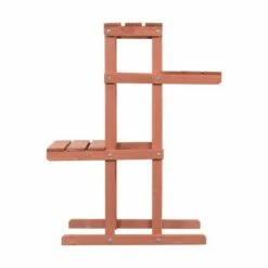 Rectangular 3 Tier Plant Stand - Brown - Leisure Season