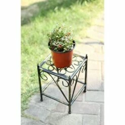 Small Square Iron Plant Stand Black/Gold - Ore International -Cheap Planters Store unnamed file 7576