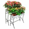 22" Stylish Trestle Indoor Outdoor Steel and Iron Plant Stand Black Powder Coat Finish - Achla Designs -Cheap Planters Store unnamed file 7577
