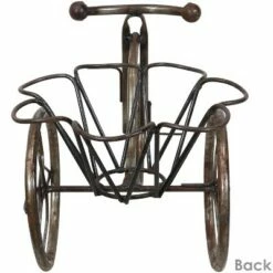 Sunnydaze Decor Sunnydaze Indoor/Outdoor Rustic Metal Tricycle Standing Planter Basket for Front Yard, Porch, Garden, or in the Home - 12" - Brown -Cheap Planters Store unnamed file 7590