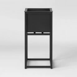Indoor/Outdoor Square Iron Planter with Stand Black - Project 62™ -Cheap Planters Store unnamed file 7641
