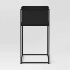 Indoor/Outdoor Square Iron Planter with Stand Black - Project 62™ -Cheap Planters Store unnamed file 7642