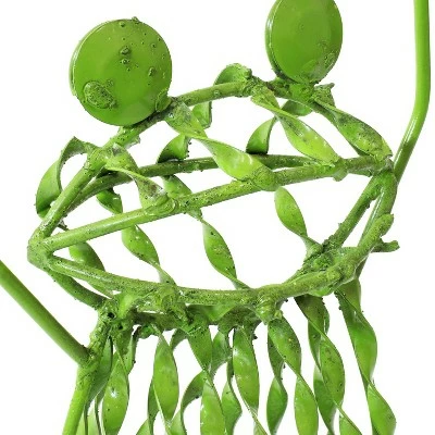 Sunnydaze Decor Sunnydaze Steel Frog Plant Stand - Green - 25-Inch 4 Sunnydaze Decor Sunnydaze Steel Frog Plant Stand - Green - 25-Inch - Image 2