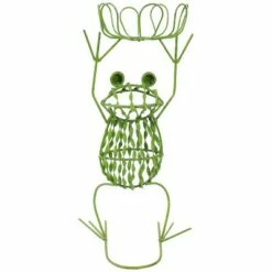 Sunnydaze Decor Sunnydaze Steel Frog Plant Stand - Green - 25-Inch 10 Sunnydaze Decor Sunnydaze Steel Frog Plant Stand - Green - 25-Inch -Cheap Planters Store unnamed file 7661