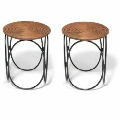 Cirque Harwood Small Plant Table Set of 2 - Gardener's Supply Company -Cheap Planters Store unnamed file 7674